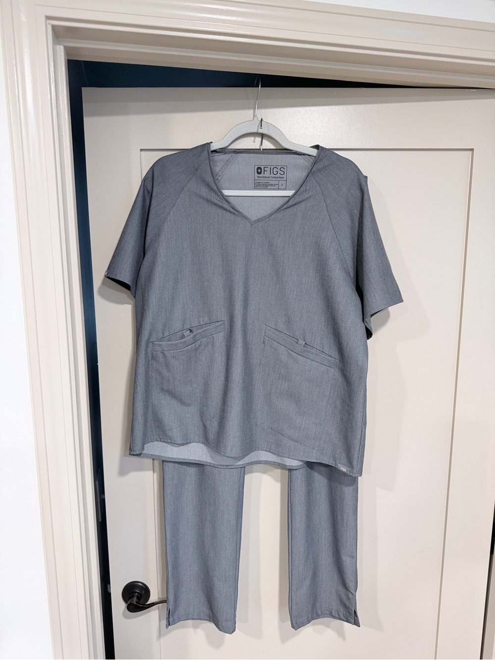 FIGS Heathered Grey Set